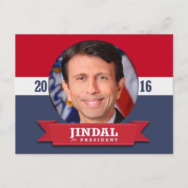 CARTE POSTALE BOBBY JINDAL 2016 (Devant)