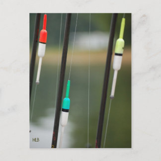 Carte postale Bobines de pêche