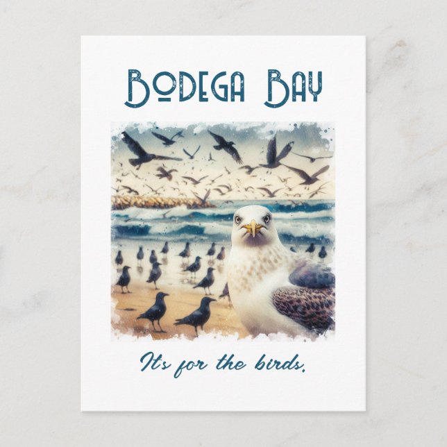 Carte Postale Bodega Bay California Souvenir Cadeau (Devant)