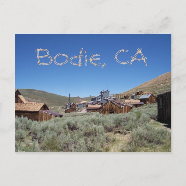 Carte postale Bodie California (Devant)