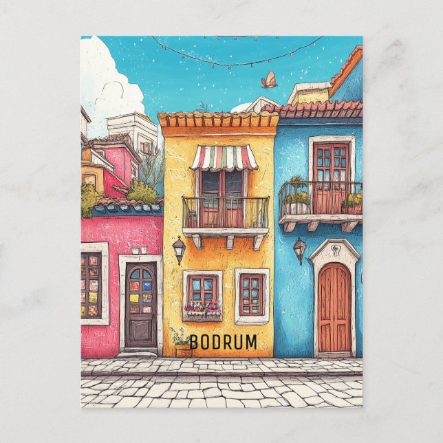 Carte Postale Bodrum Turkiye (Devant)