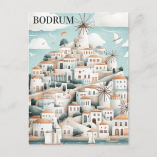 Carte Postale Bodrum Turkiye Travel