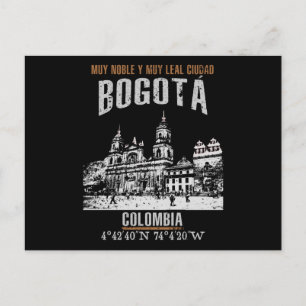 Carte Postale Bogota