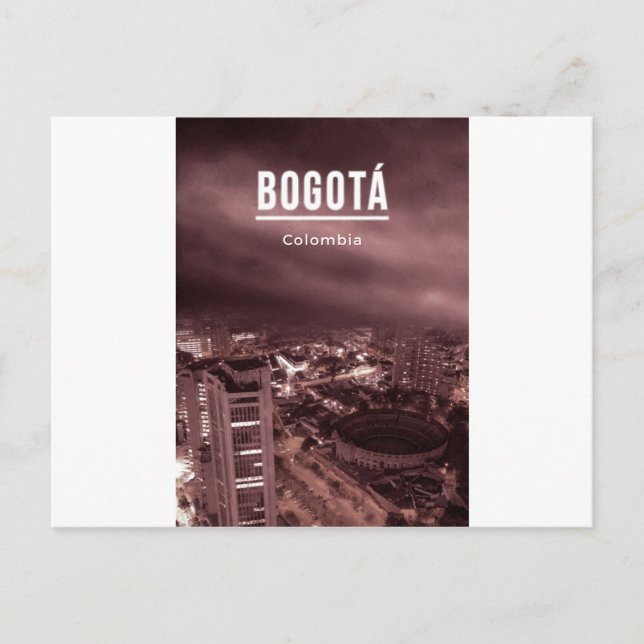 Carte Postale Bogota, Colombie (Devant)