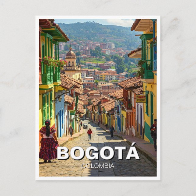 Carte Postale Bogota Colombie La Candelaria (Devant)