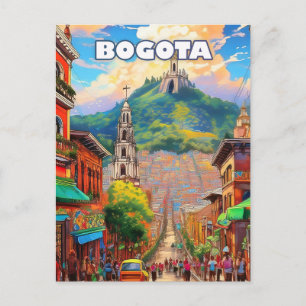 Carte Postale Bogotá, pearl of the Andes
