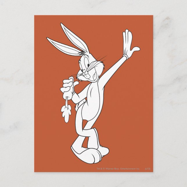 Carte Postale BOGS BUNNY™ Carotte alimentaire (Devant)