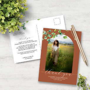 Carte Postale Boho Arch Ivy Terra Cotta Bro Grad Merci