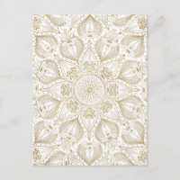 Boho Chic design de mandala en or