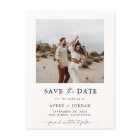 Boho Save the Date, photo minimaliste Enregistrer 