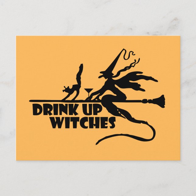 Carte Postale Boire des sorcières (Devant)
