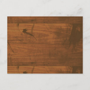 Carte Postale Bois Brown motif rustique