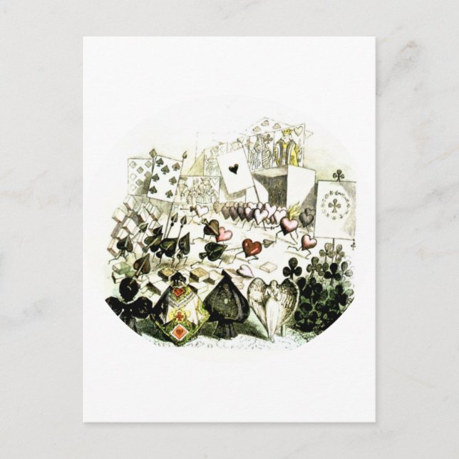 Carte Postale Bois du XIXe siècle de style Merveilleux (Devant)