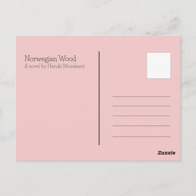 Carte Postale Bois norvégien - Naoko (Dos)