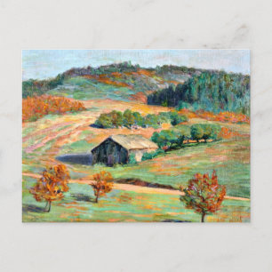 Carte Postale Bois - Paysage de début d'automne