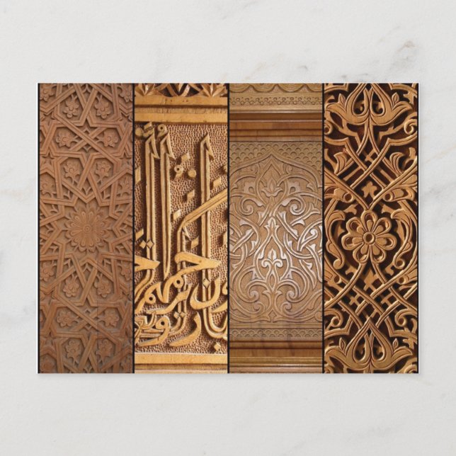 Carte Postale boiseries (Devant)