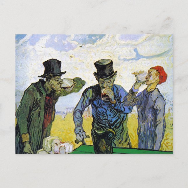 Carte Postale Boissons par Vincent van Gogh (Devant)
