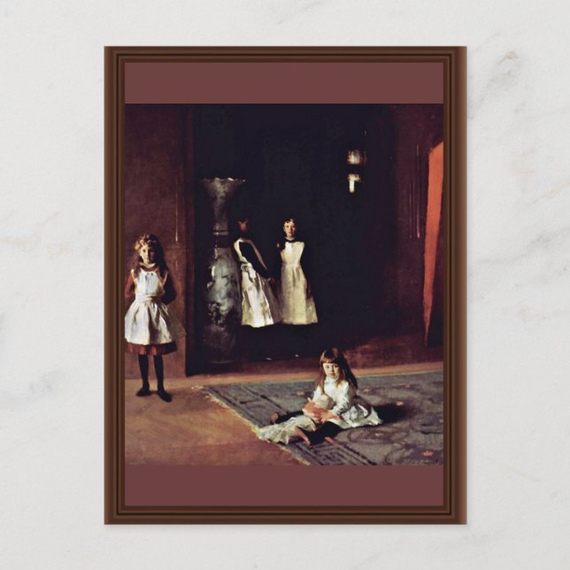 Carte Postale Boit Daughters Par Sargent John Singer (Devant)