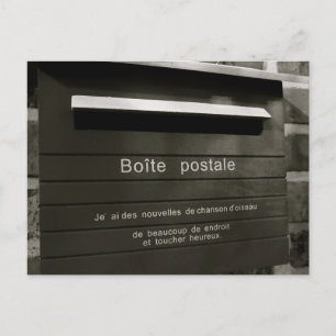 Carte Postale Boite