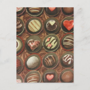 Carte Postale Boîte à chocolat