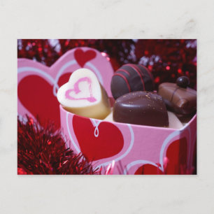 Carte Postale Boîte à chocolat
