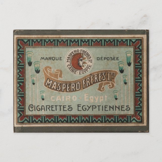 Carte postale Boîte à cigares vintage (Devant)