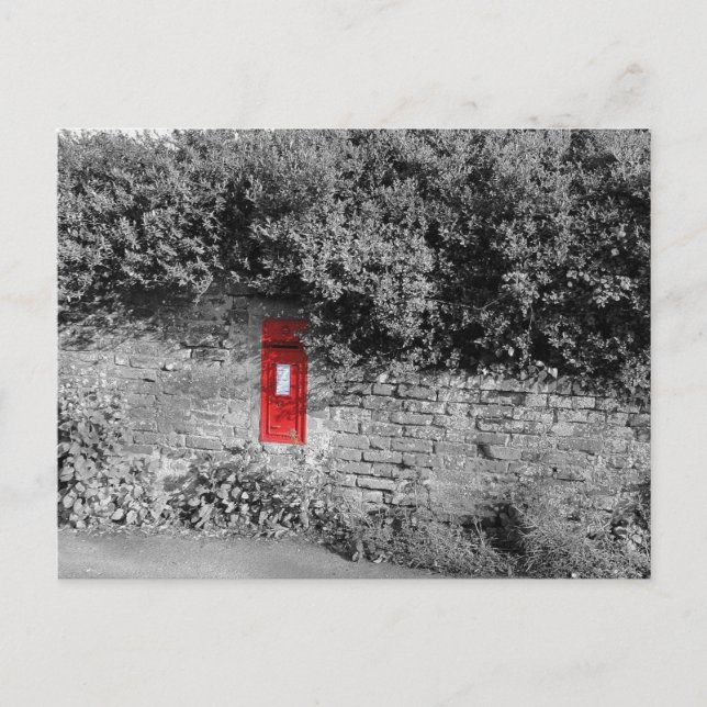 Carte Postale Boîte à lettres murale britannique (Devant)