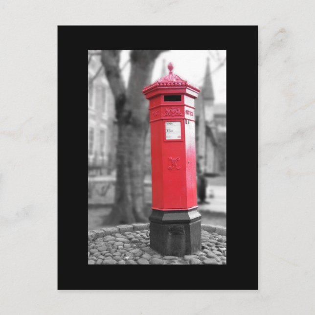 Carte Postale Boîte à lettres tordue (Devant)