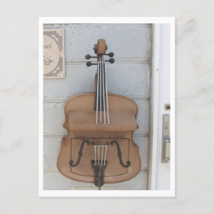 Carte Postale Boîte aux lettres en forme de violon au Japon