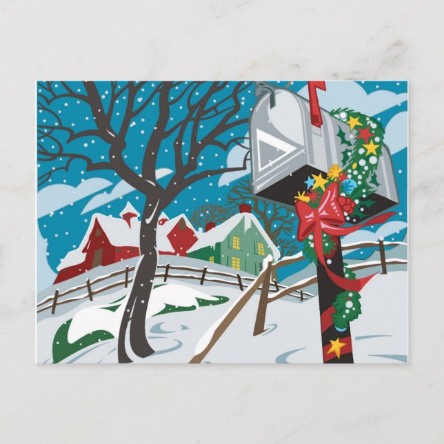 Carte Postale Boîte aux lettres, ferme (Devant)