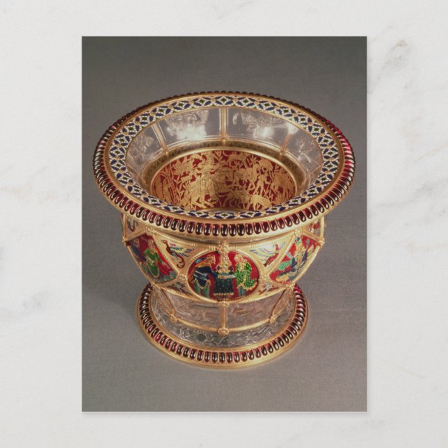 Carte Postale Boîte avec pinque-à-jour et cloisonne (Devant)