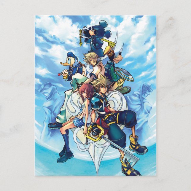 Carte Postale Boîte de jeu Kingdom Hearts II (Devant)