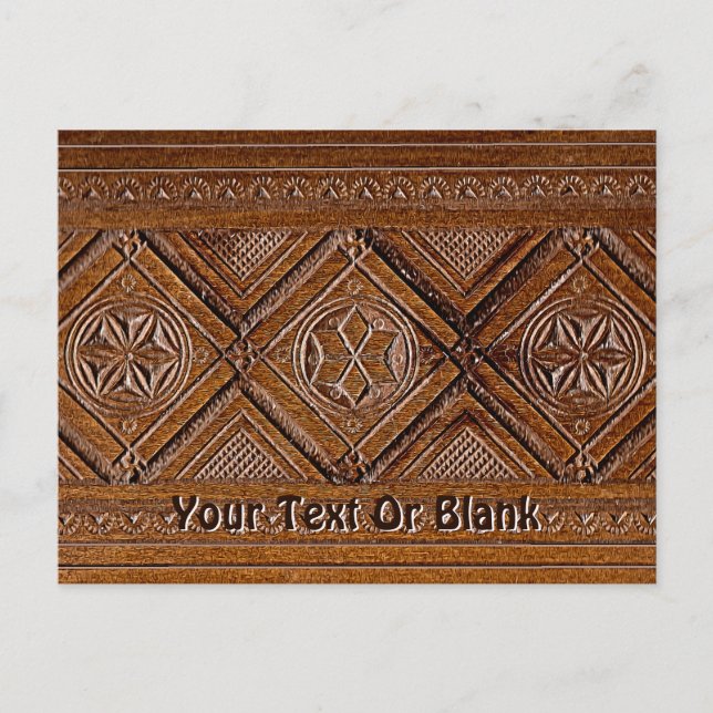 Carte Postale Boîte en bois sculpté russe (Devant)