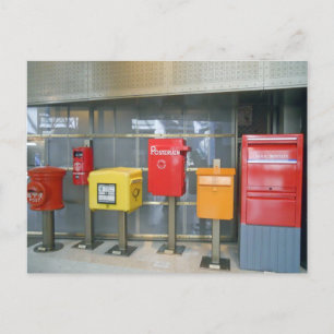 Carte Postale Boîtes aux lettres du monde entier