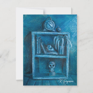 Carte postale Boîtier Bleu