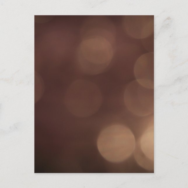 Carte Postale Bokeh (Devant)