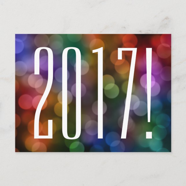 Carte Postale Bokeh 2017 (Devant)