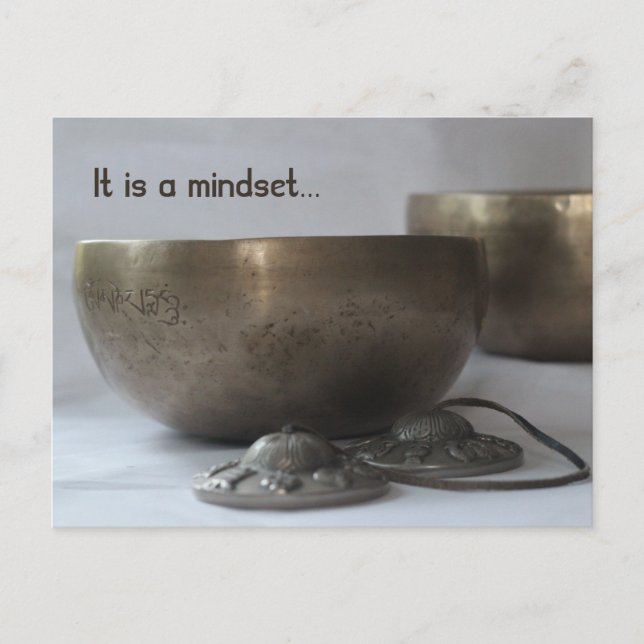 Carte Postale Bol de méditation, Bol de chant, Bol de méditation (Devant)