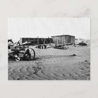 Carte Postale Bol de poussière 1935.