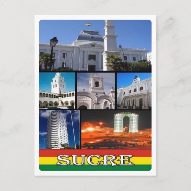 Carte Postale Bolivie - Sucre - Mosaïque - (Devant)