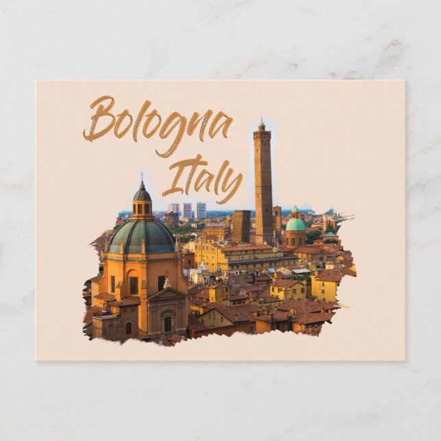 Carte Postale Bologne Italie : Centre historique (Devant)