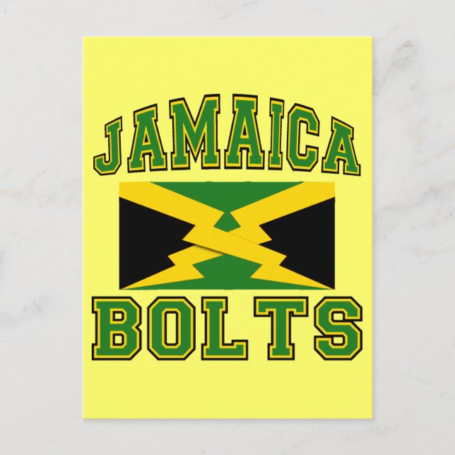 Carte Postale Bolts jamaïcains (Devant)