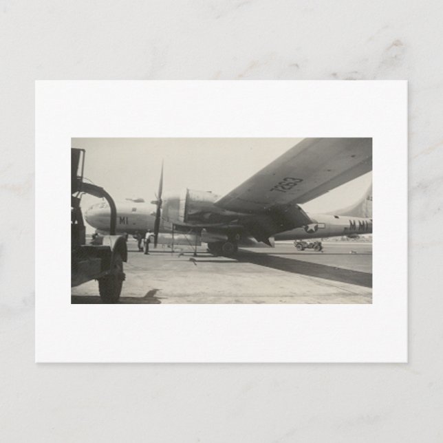 Carte Postale Bombe B-29 Antique 2ÈME GUERRE MONDIALE photo réel (Devant)