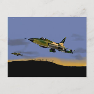 Carte Postale Bombe de chasseur F105