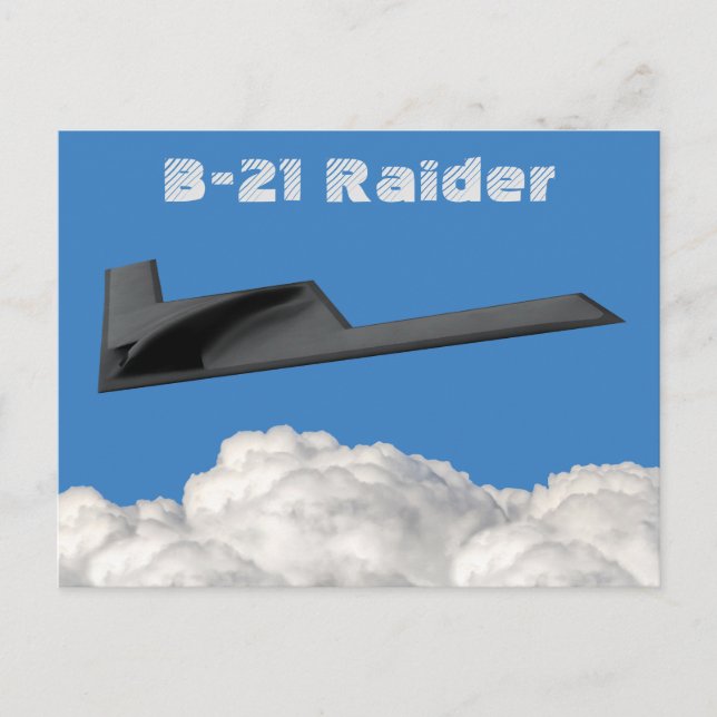 Carte Postale Bombe furtif B-21 Raider (Devant)