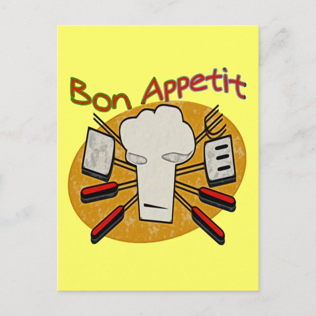 Carte Postale Bon Appetit (Devant)
