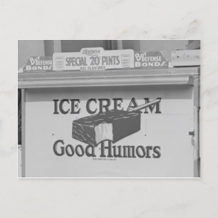 Carte Postale Bon Humour Camion à glace