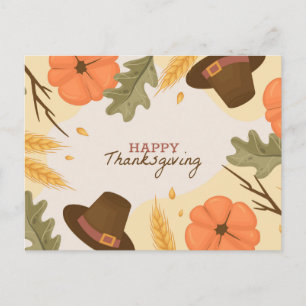 Carte postale bon thanksgiving
