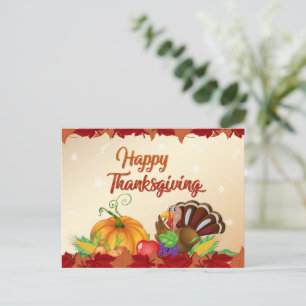Carte postale bon thanksgiving