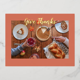 Carte postale bon thanksgiving, Carte Thanksgiving